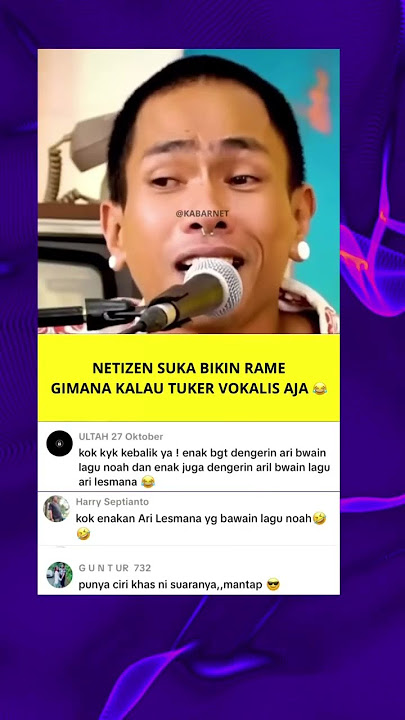 NOAH ADALAH ARI #arilesmana #fourtwentymusic #ariel #boriel #noahband #peterpan #vindes #viral