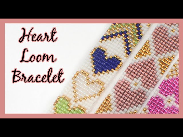 Heart Loom Bracelet Instant Download Pattern - Off the Beaded Path