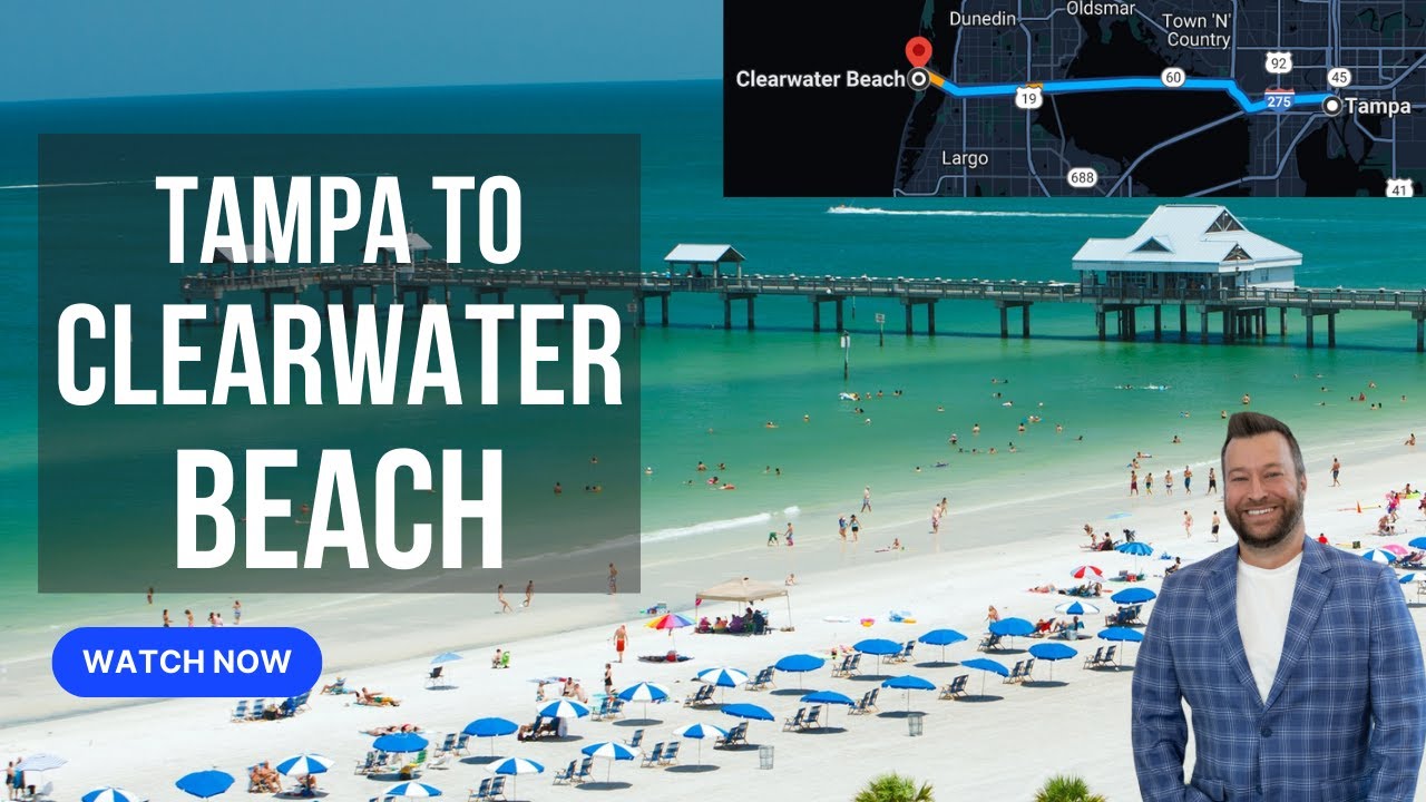 Tampa to Clearwater Beach Florida | Driving Tour - YouTube
