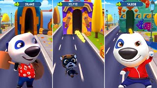 Talking Tom D Run Wacky, Skateboard & Underwater World Update Dual Hanks Gameplay