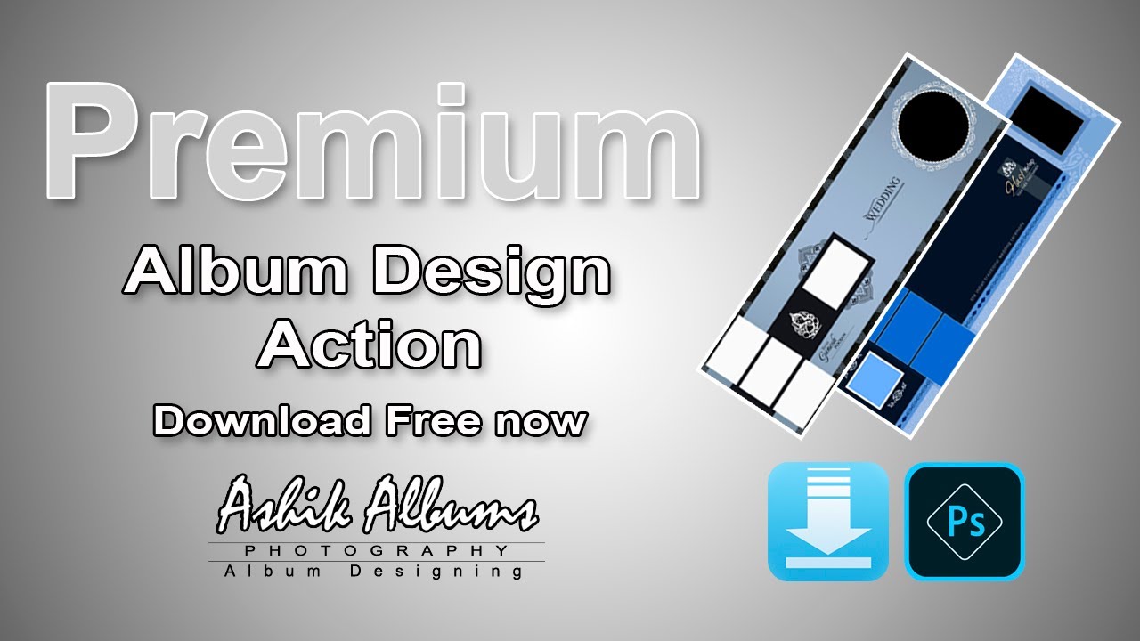 Master Album Design Action || Frame Fill || Download || Premium Action || Ashik Albums
