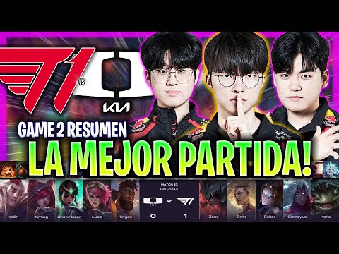 EL T1 DE FAKER BRUTAL EN LA MEJOR PARTIDA! *ÉPICO* | T1 vs DK Game 2 LCK SPRING 2024