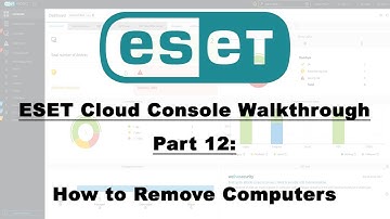 ESET MSP Portal Walkthrough Part 12: How to remove computers
