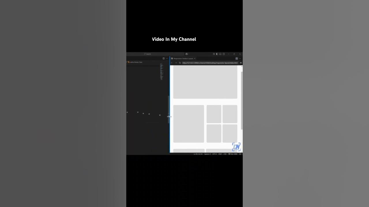 Create a Responsive Flexbox Layout Using HTML & CSS Flexbox - YouTube
