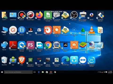 Darasin koyon computer 005 Bayani akan desktop da kuma icos na akan desktop a Naura mai kwakwalwa