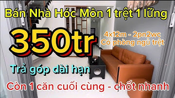 Chủ ngộp cần bán gấp căn nhà 4x12m có phòng ngủ trệt gần Chợ Bà Điểm Hóc Môn  Nhà đất Hóc Môn giá rẻ