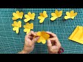 How to make yellow flower wall hanging with paper