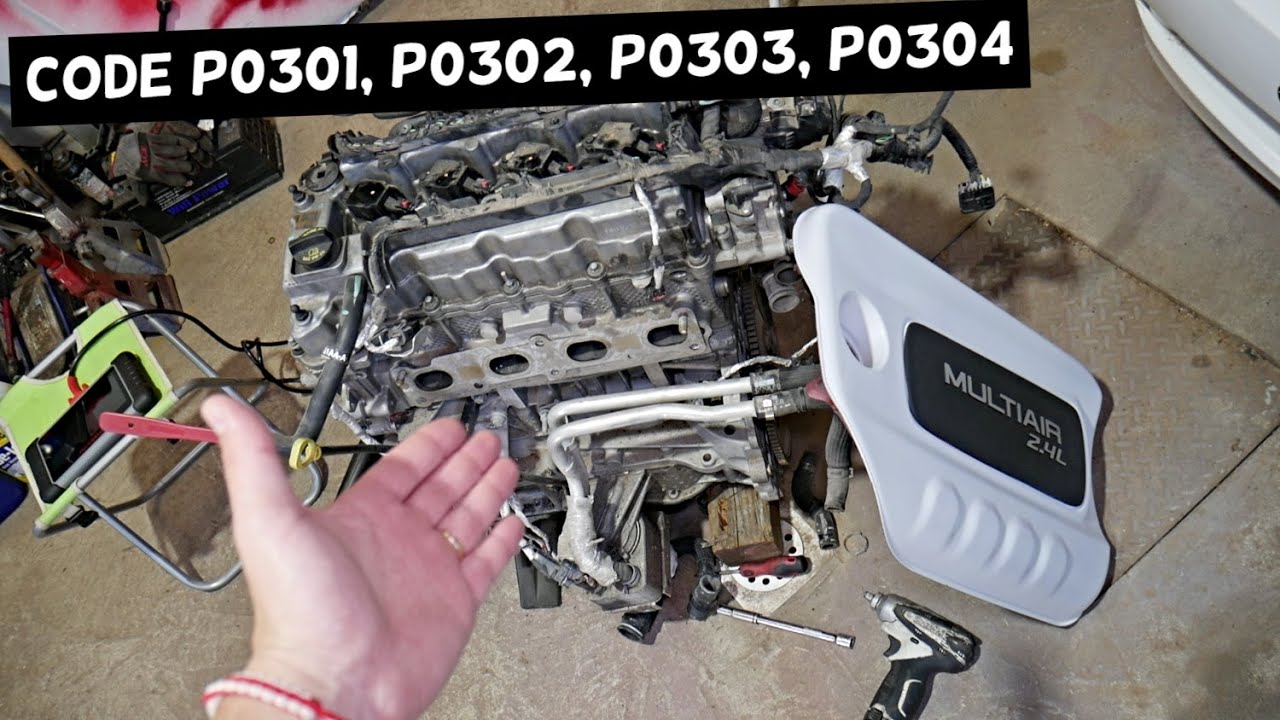 Jeep Compass Renegade Code P0301 P0302 P0303 P0304 Cylinder Misfire Youtube