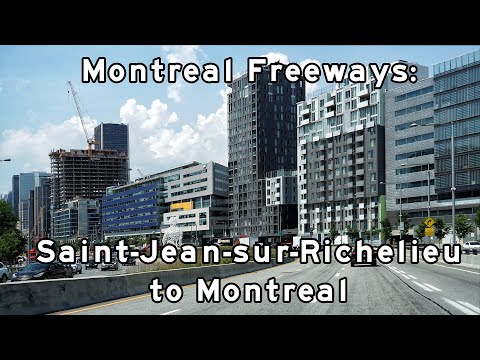 Autoroute 35 and 10 - Saint-Jean-sur-Richelieu to Montreal - 2020/07/11