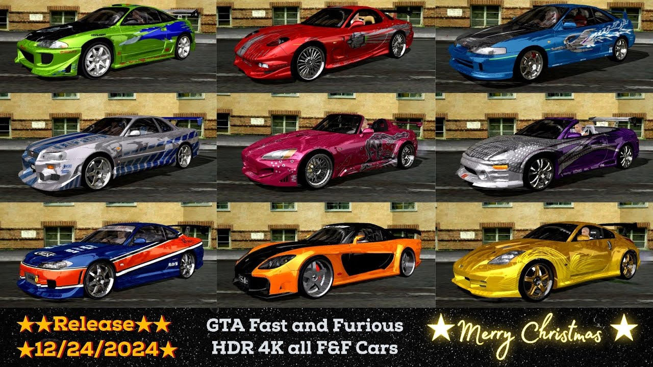 GTA SA Android Fast and Furious Final (All Cars - Original Parts)