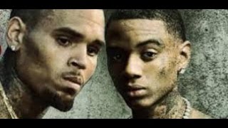 Chris Brown Goes In The Booth & Bust Shots At Soulja Boy For Getting Robbed!!!