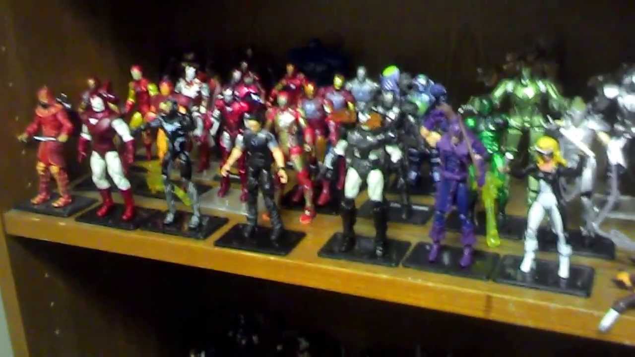 Marvel, DC Universe action figure collection - YouTube