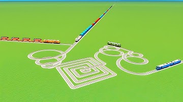 💝SQUARE CIRCLES CROSSING FOR TRAINS RISKY UTRUN CURVE RILROAD RAILWORK BEANG DRIVE 