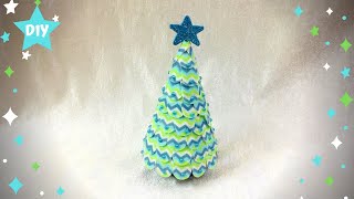 DIY Felt Christmas Tree, DIY Fabric Christmas Tree, Christmas Room Decor, Best out of Waste