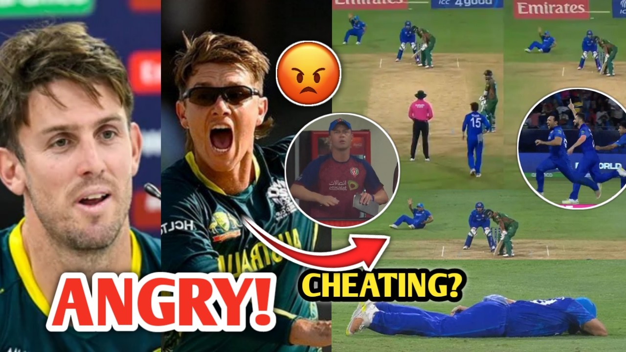 Australia Players ANGRY reaction & Gulbadin Naib REPLY on ACTING!😎 ...
