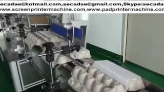 automatic high speed pulp egg box self-adhesive labeling machine
