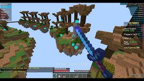 hacking in hypixel ( idot staff banned me )