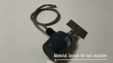 Material level sensor for eps hopper