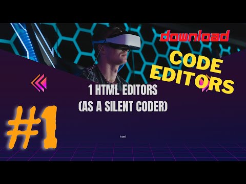 1 HTML Editors (as a silent coder) #html #VisualStudioCode #html5 #web #website