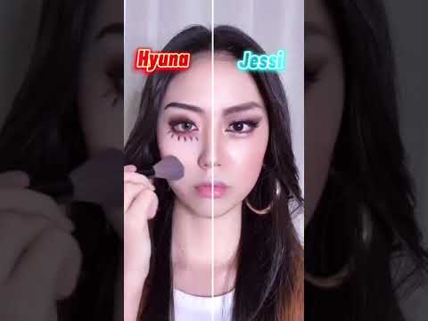 [kpop makeup] sexy queens Hyuna vs Jessi✨ 섹시퀸 현아 vs 제시 화장 비교!!