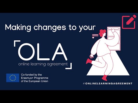 Making changes to your Online Learning Agreement