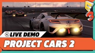 Project Cars 2 is a Scaled Down Professional Driving Trainer | E3 2017 GameSpot Show
