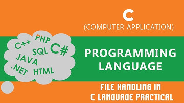 67.  | File Handling In C Language Practical | - C Language