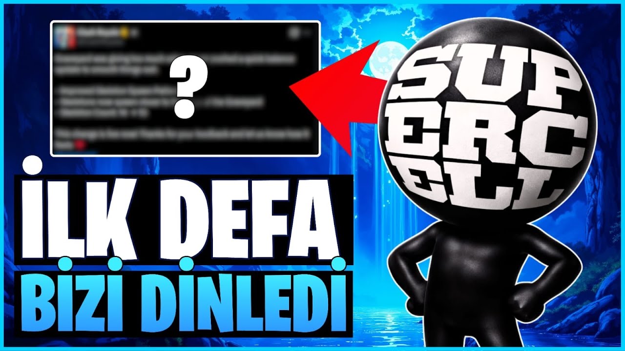 SUPERCELL İLK DEFA BİZİ DİNLEDİ (niye)