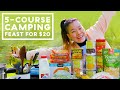 I Made 5 Meals For Four People On A $20 Budget While Camping | Delish