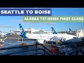 TRIP REPORT | Alaska Airlines (First Class) | Seattle - Boise | 737-900ER