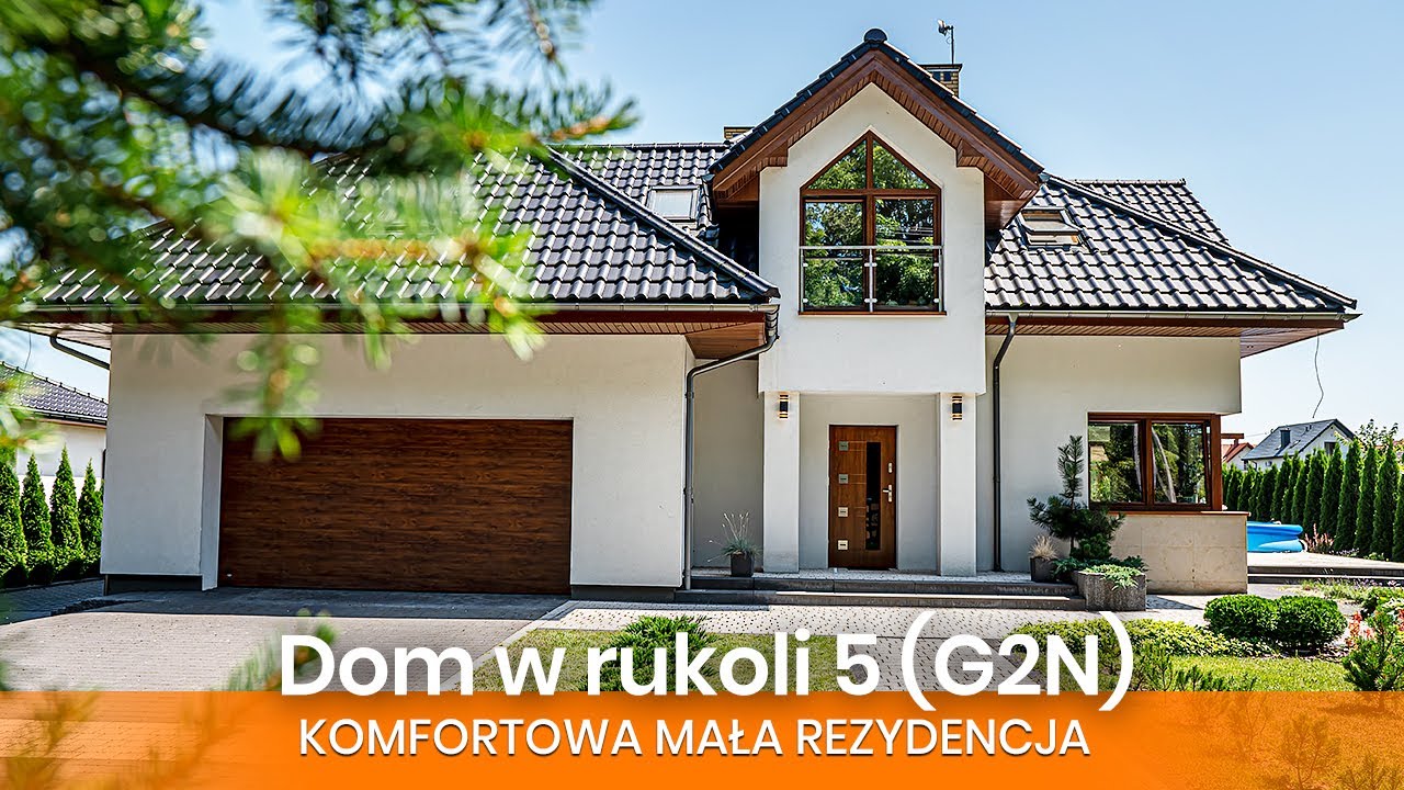 Dom w rukoli 5 (G2N) - FILM - Wizyta w wyjątkowej małej rezydencji - ARCHON+ Projekty Domów #dom
