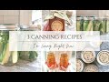 3 Easy Canning Recipes I&#39;m Loving Right Now