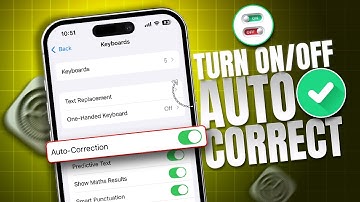 How to Turn On and Off Autocorrect on iPhone (iOS) | Keyboard Shortcuts on iPhone