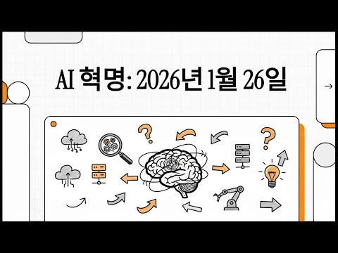 AI 혁명  2026년 1월 26일 - AI 뉴스 브리핑