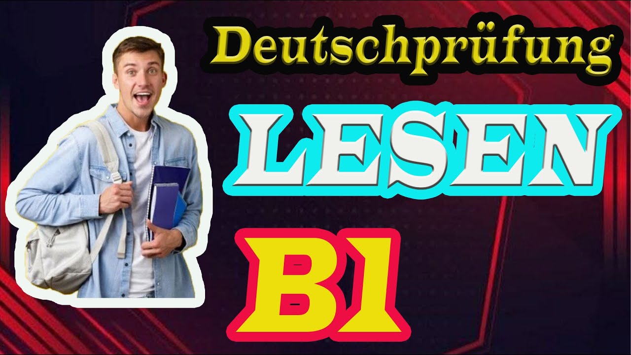 Telc B1 Prüfung Lesen Prüfung B1 LESEN/TELC B1 LESVERSTEHEN MIT LÖSUNGEN- - YouTube