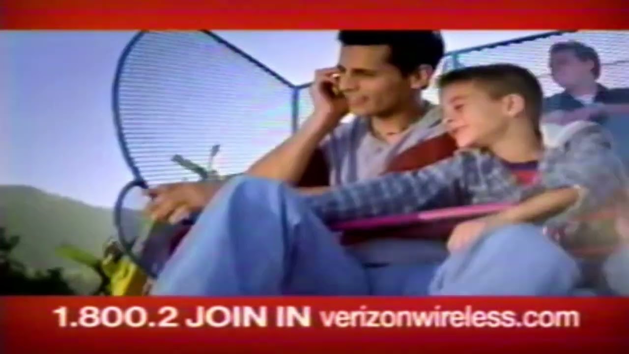 Retro Verizon Wireless Cell Phone Service Commercial 2003 America's Choice
