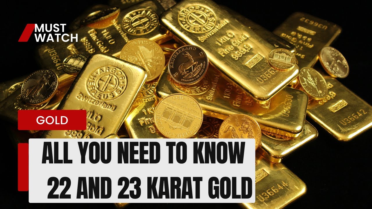 All you need to know about 22 and 23 karat gold - YouTube