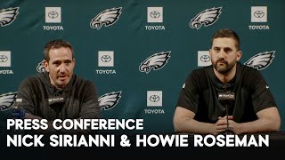 Eagles Press Conference: Nick Sirianni and Howie Roseman | January 24, 2024