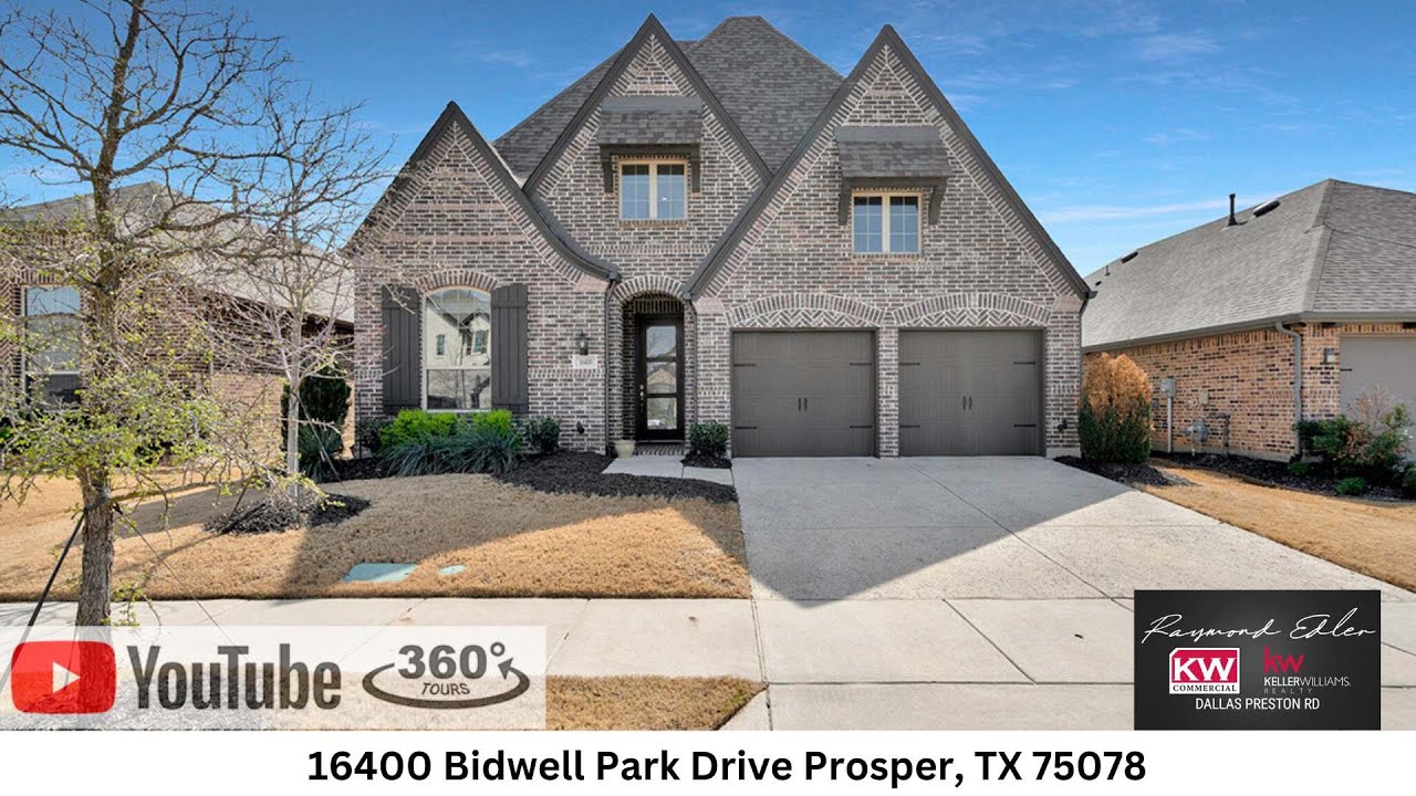 16400 Bidwell Park Drive, Prosper TX 75078, Artesia North YouTube