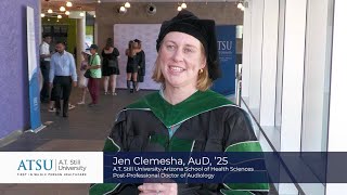 ATSU-ASHS Post-Professional Doctor of logy Graduate Testimonial Jen Clemesha AuD 25