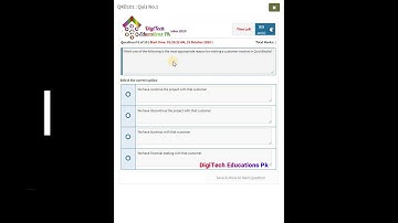 Digiskills Quick Books Quiz No  01 Solution Batch 08, 2020, DigiTech Educations Pk