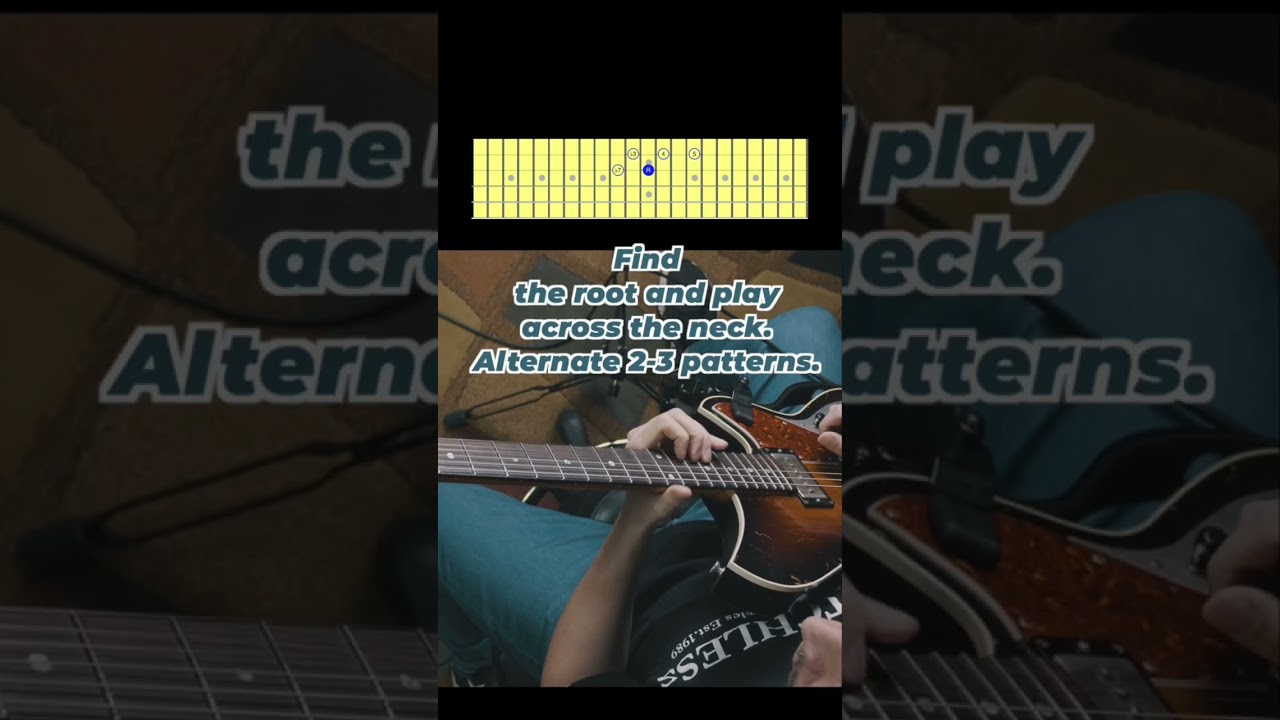 UNLOCK The Fretboard With Diagonal Minor Pentatonic 