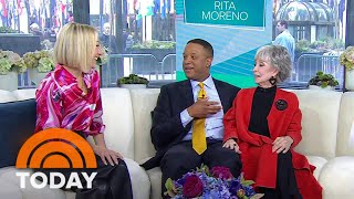See Rita Moreno flirt with Craig Melvin — with Lindsay there!