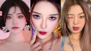 DOLL MAKEUP TREND ON DOUYIN | CUTE MAKEUP | BADASS MAKEUP | TRANSFORMATION