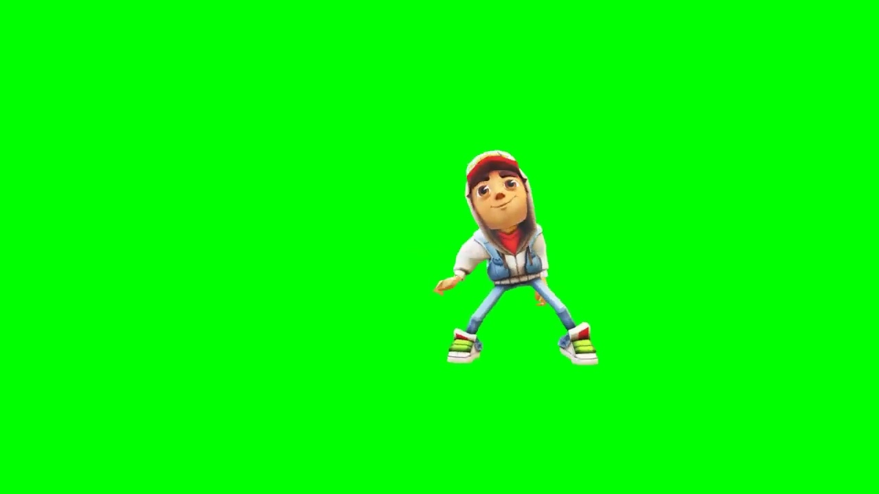 Subway Surfers Jake Running (Green Screen) – CreatorSet