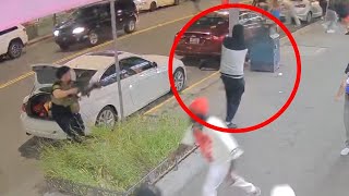 CAUGHT ON CAMERA: Police respond to shooting at Gaslight Bar
