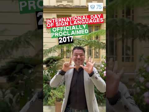 Learn our story #3: Day of Sign Languages & International Week of Deaf People