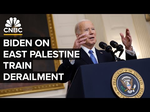 President Biden visits Ohio train derailment site over an year after the disaster — 2/16/24 Episode cover
