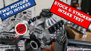 LS3 INTAKE TEST-STOCK VS SUPER VIC-DOUBLE TEST