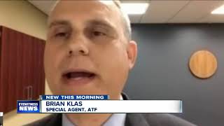 ATF searching for more than a dozen guns after two gun store burglaries